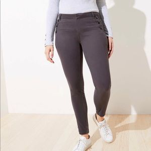 Loft - Tall Sailor Sateen Leggings In Curvy Fit